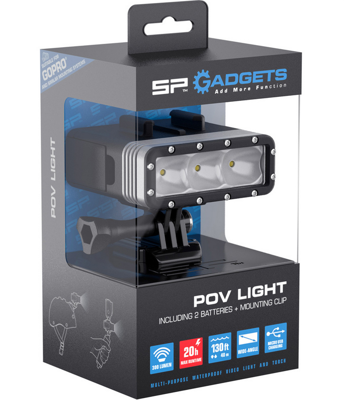  SP POV  Фонарь для GoPro светодиодный водонепроницаемый  SP POV Light