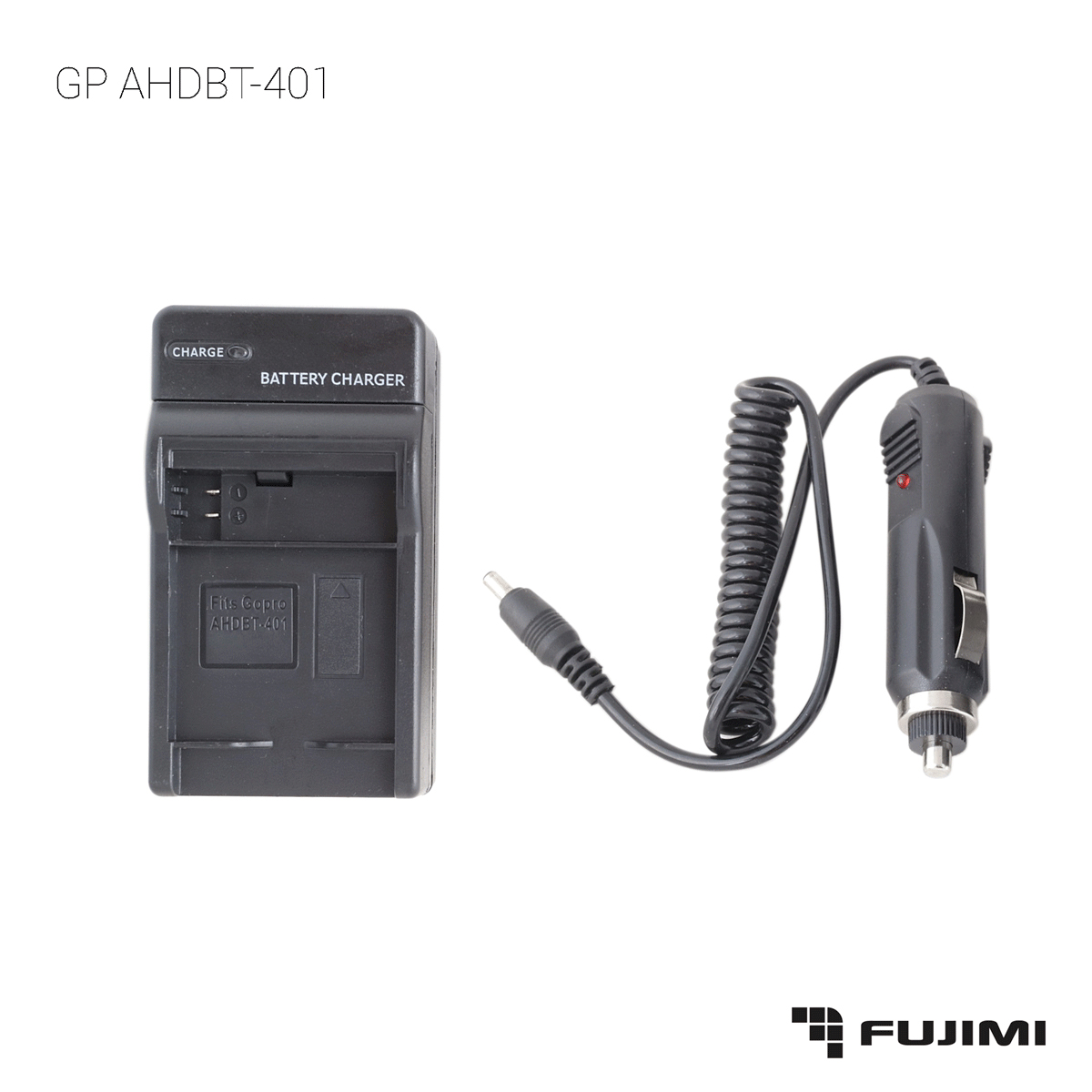  Fujimi  GP AHDBT-401 Зарядное устройство с автомобильным адаптером (GoPro4)
